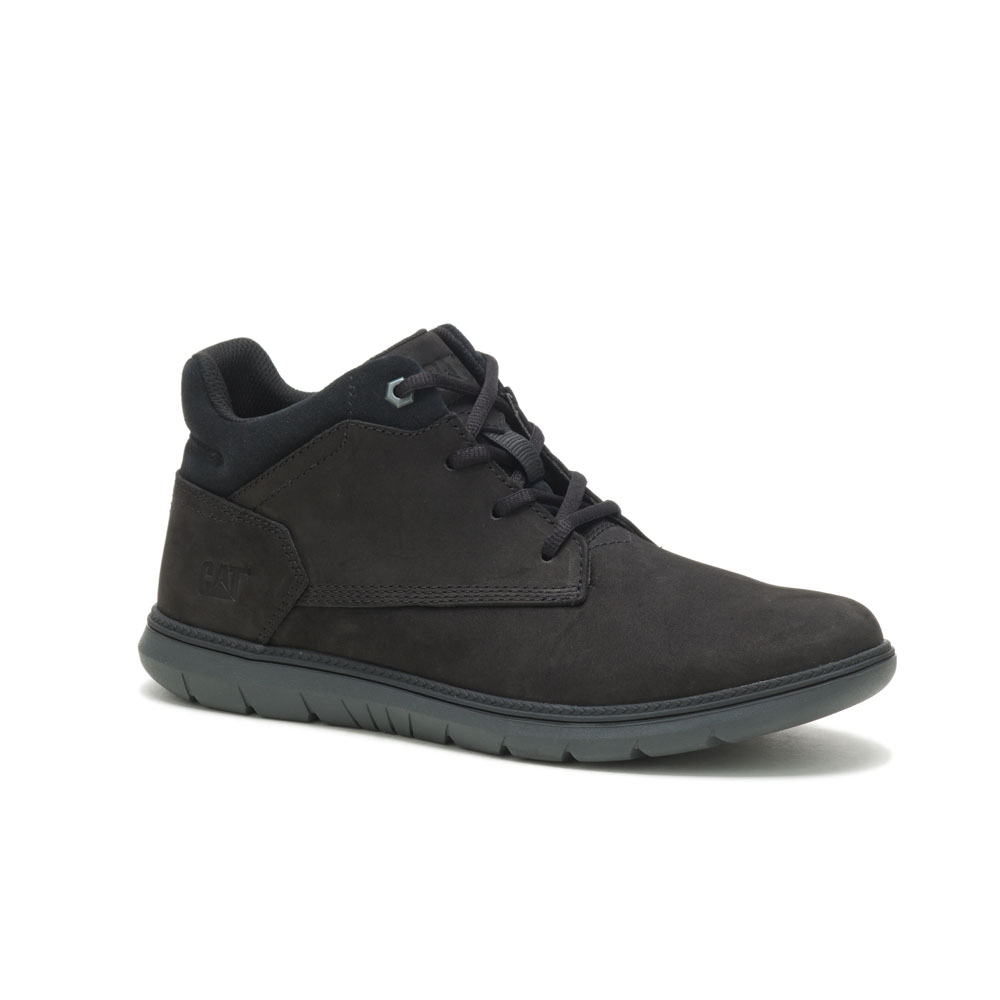 Caterpillar Roamer Mid 2.0 - Mens Sneakers - Black - NZ (815FHKNDA)